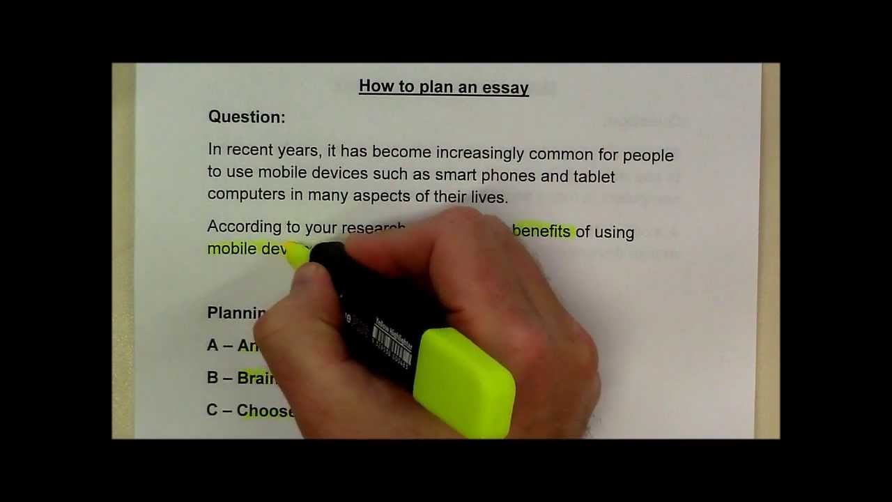 How to Write an Essay Plan